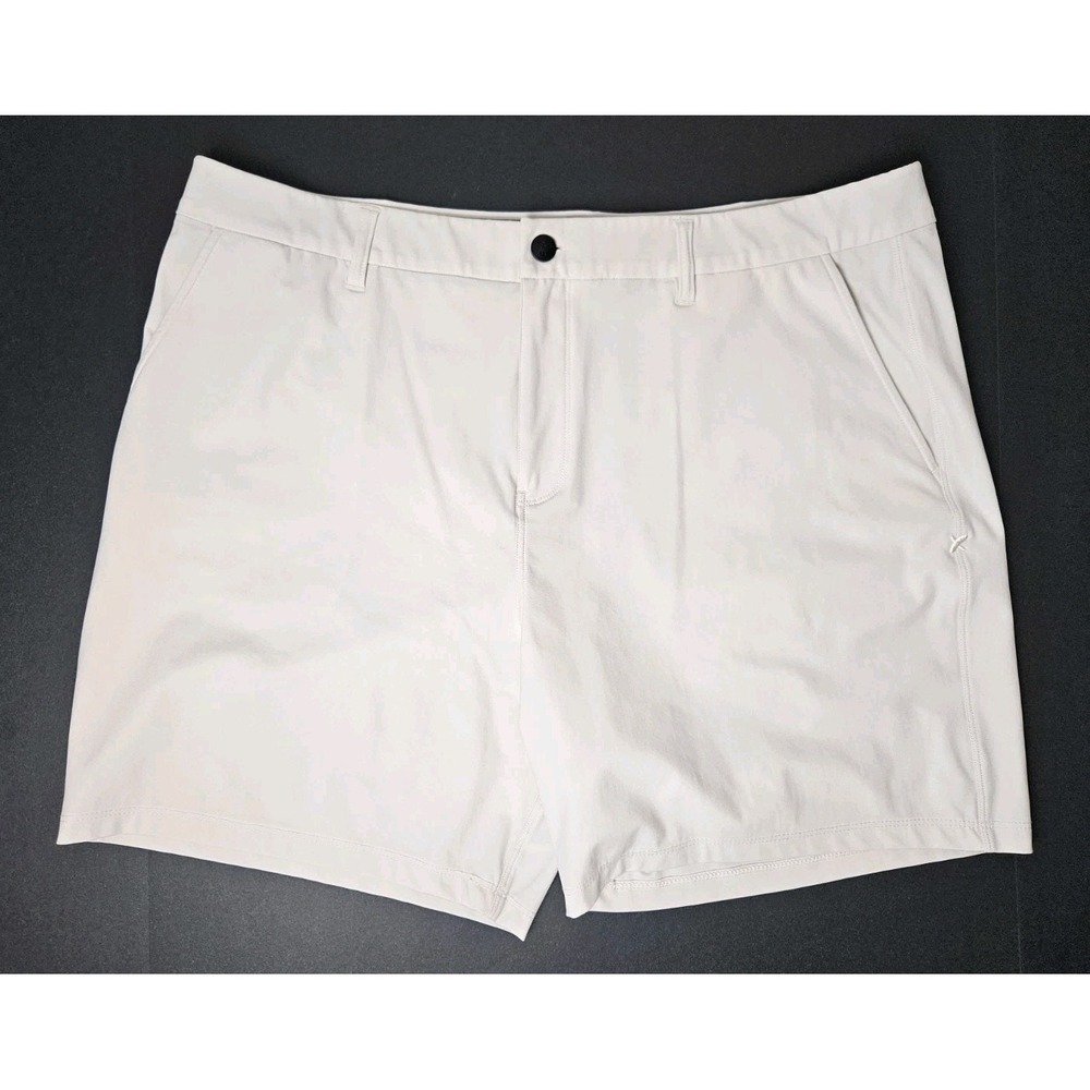 Bad Birdie Men's Polyester Performance Golf Shorts Beige Sz 40